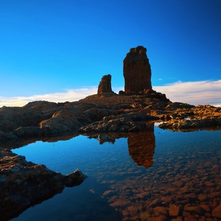 Roque Nublo bei Sonnenuntergang, Gran Canaria