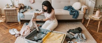  Koffer, Urlaub, packen, Stress