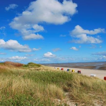 Föhr Strand mit Strandkörben