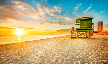 Roadtrip: Urlaub in Florida Sonnenuntergang am Strand