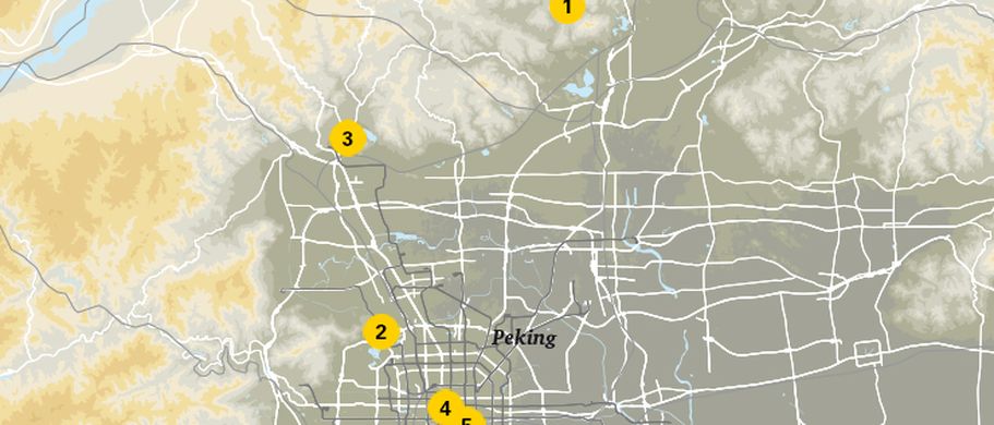 Karte Peking